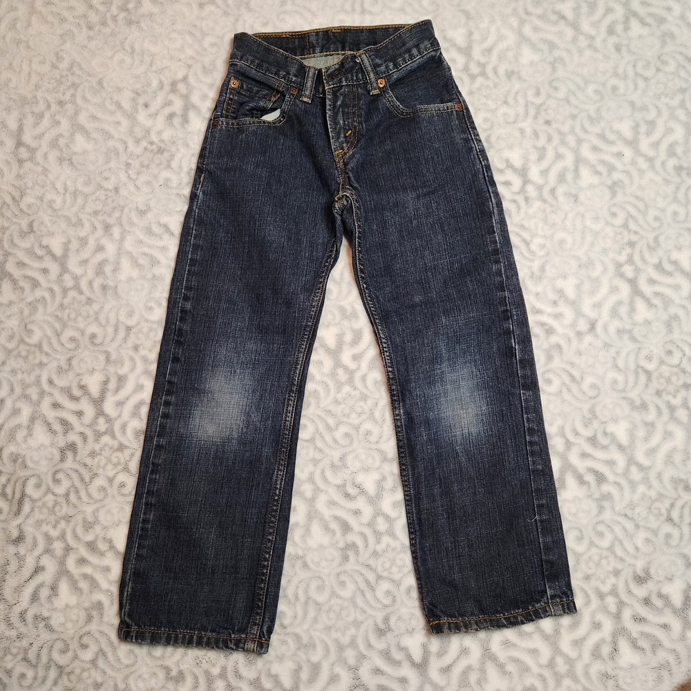 Boys Levi's Blue Classic Straight Jeans